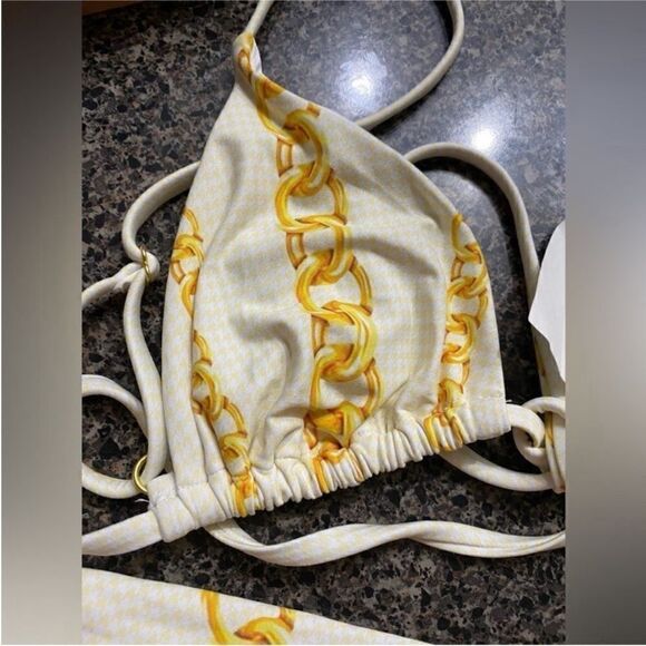WeWoreWhat NWT Gold Chain Print Bikini Set
Size XS - Picture 7 of 12